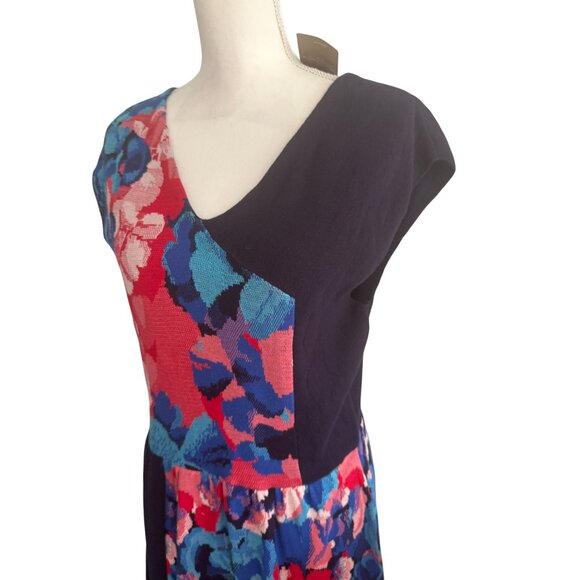 LEIFSDOTTIR Anthropologie Multicolor Floral Sweater Dress Size Large NEW NWT - Picture 6 of 11
